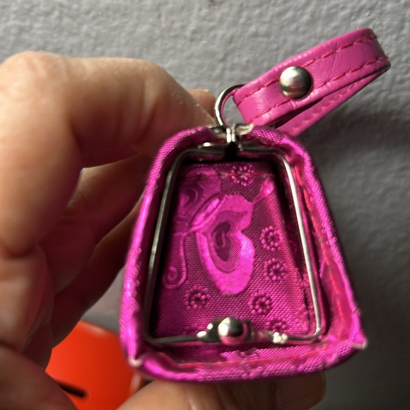 NWOT Jeffrey Star Lipstickck & Tiny Purse Hot Pink Holder - Picture 9 of 9